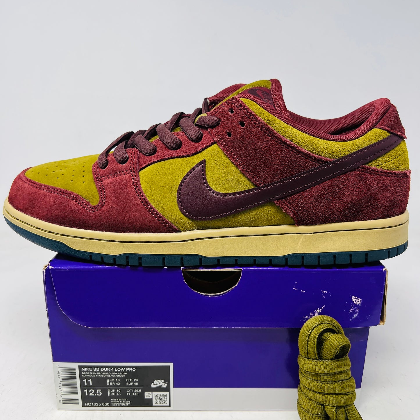 Nike SB Dunk Low Dark Team Red Olive Flak