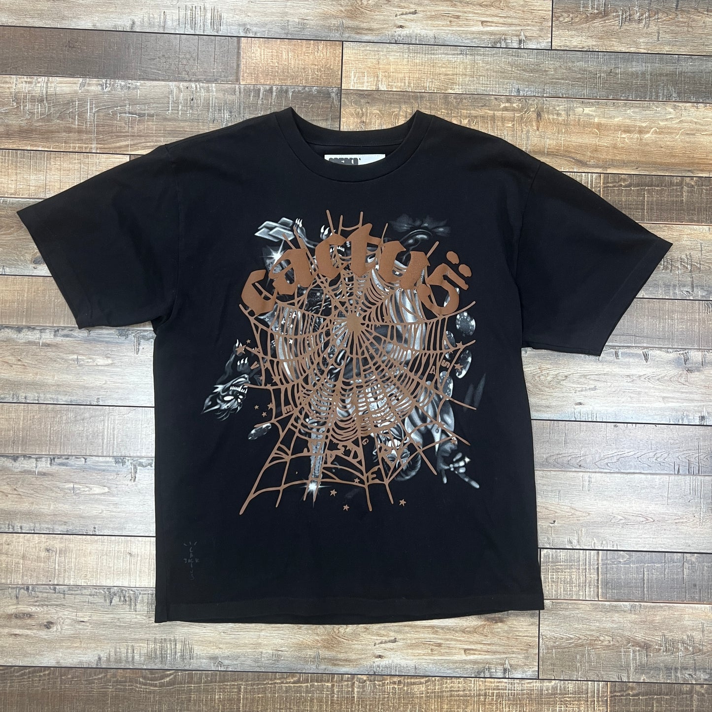Travis Scott x sp5der Airbrush Tee