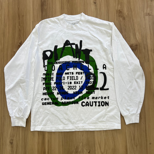 Cactus Plant Flea Market x Coachella Long-Sleeve Tee White