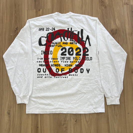 Cactus Plant Flea Market x Coachella Long-Sleeve Tee White