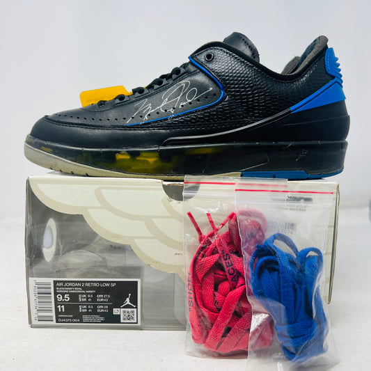 Jordan 2 Retro Low SP Off-White Black Blue