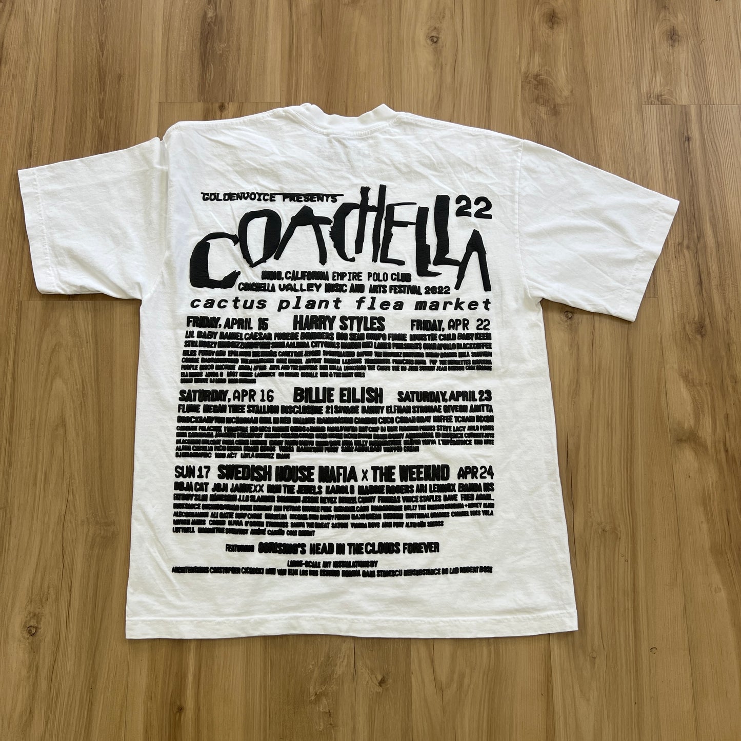 Cactus Plant Flea Market x Coachella Weekend 2 Tee White