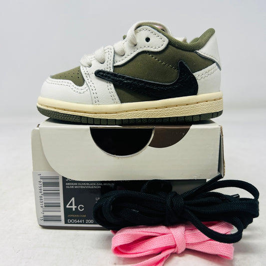 Jordan 1 Retro Low OG SP Travis Scott Medium Olive (TD)