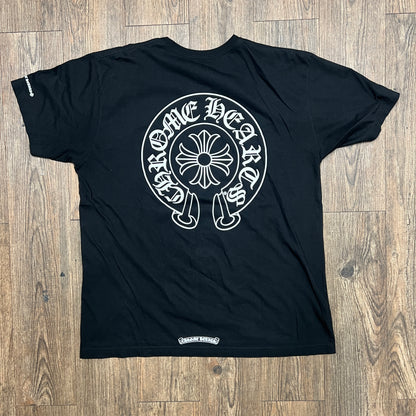 Chrome Hearts Horseshoe Logo Pocket Tee Black