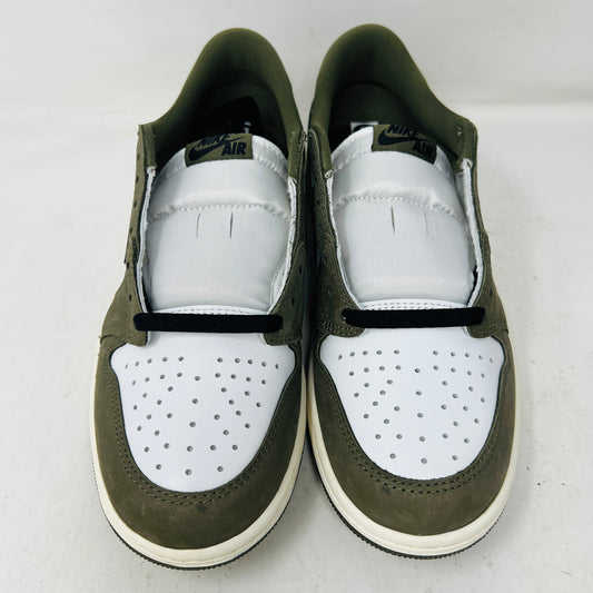 Jordan 1 Retro Low Medium Olive Summit White Sail Black