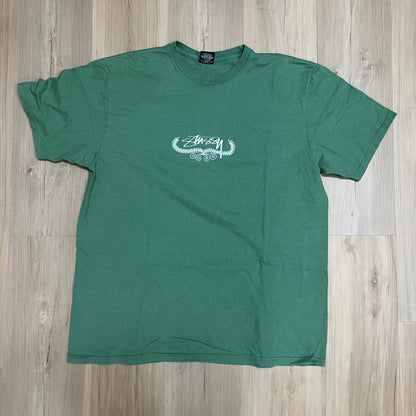 Stüssy Wreath Tee Green
