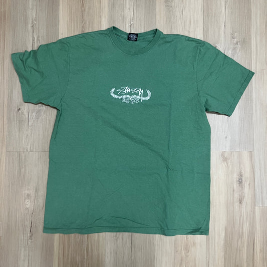 Stüssy Wreath Tee Green