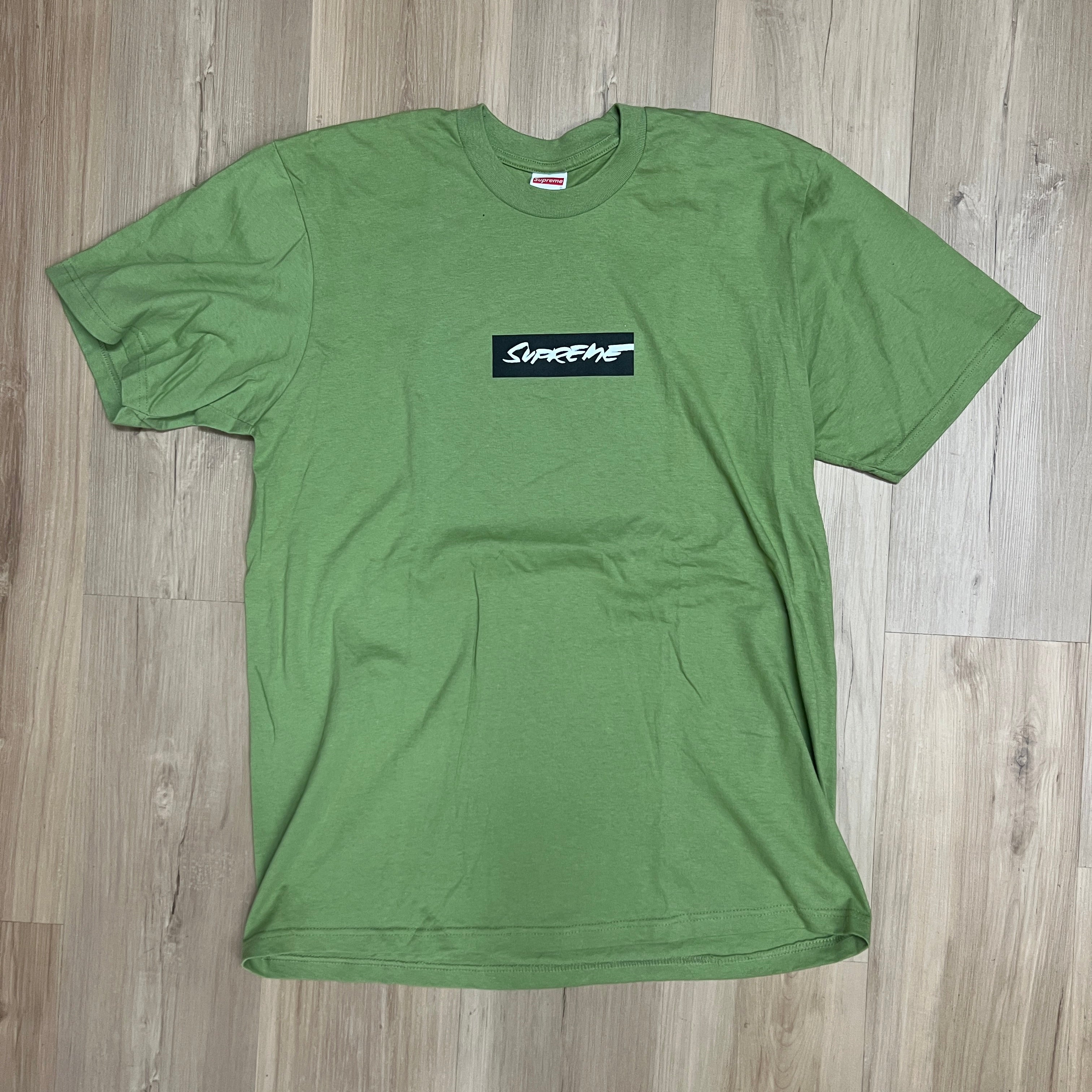 Supreme Futura Box Logo Tee Moss – Holy Ground
