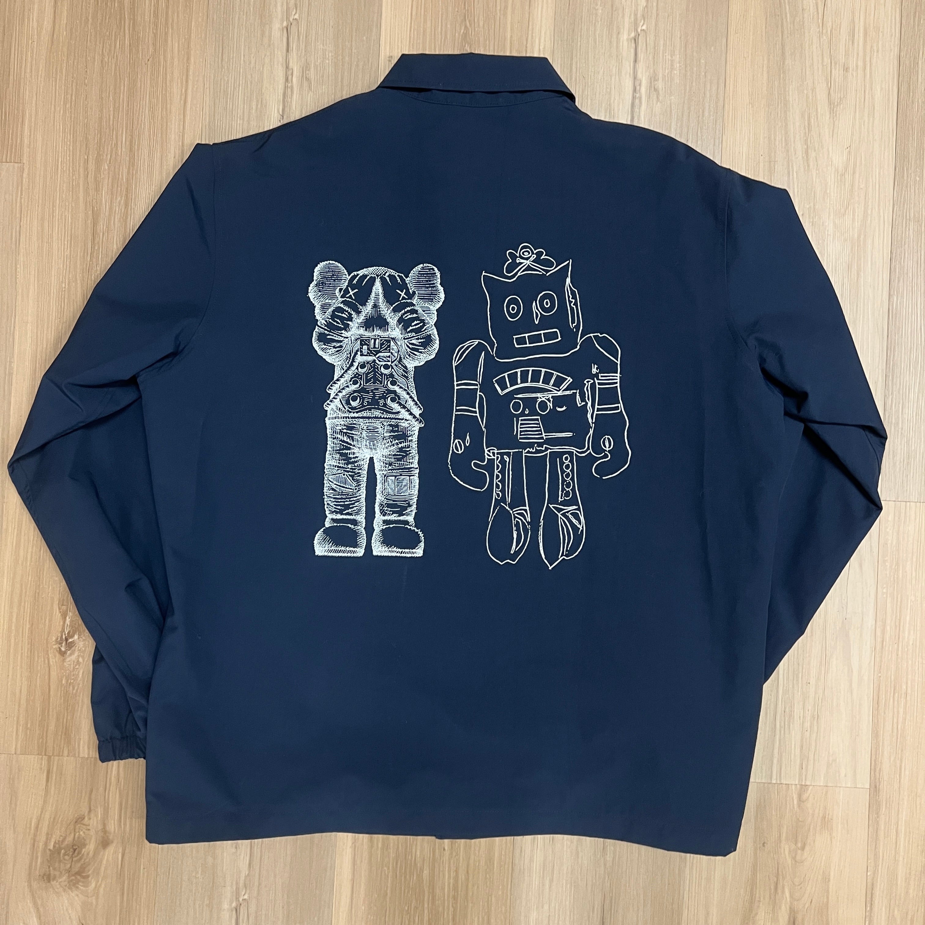 Uniqlo x KAWS x Andy Warhol Coach Jacket Navy Blue – Holy Ground