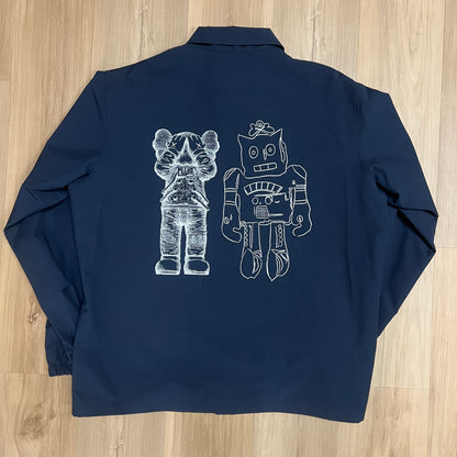 Uniqlo x KAWS x Andy Warhol Coach Jacket Navy Blue