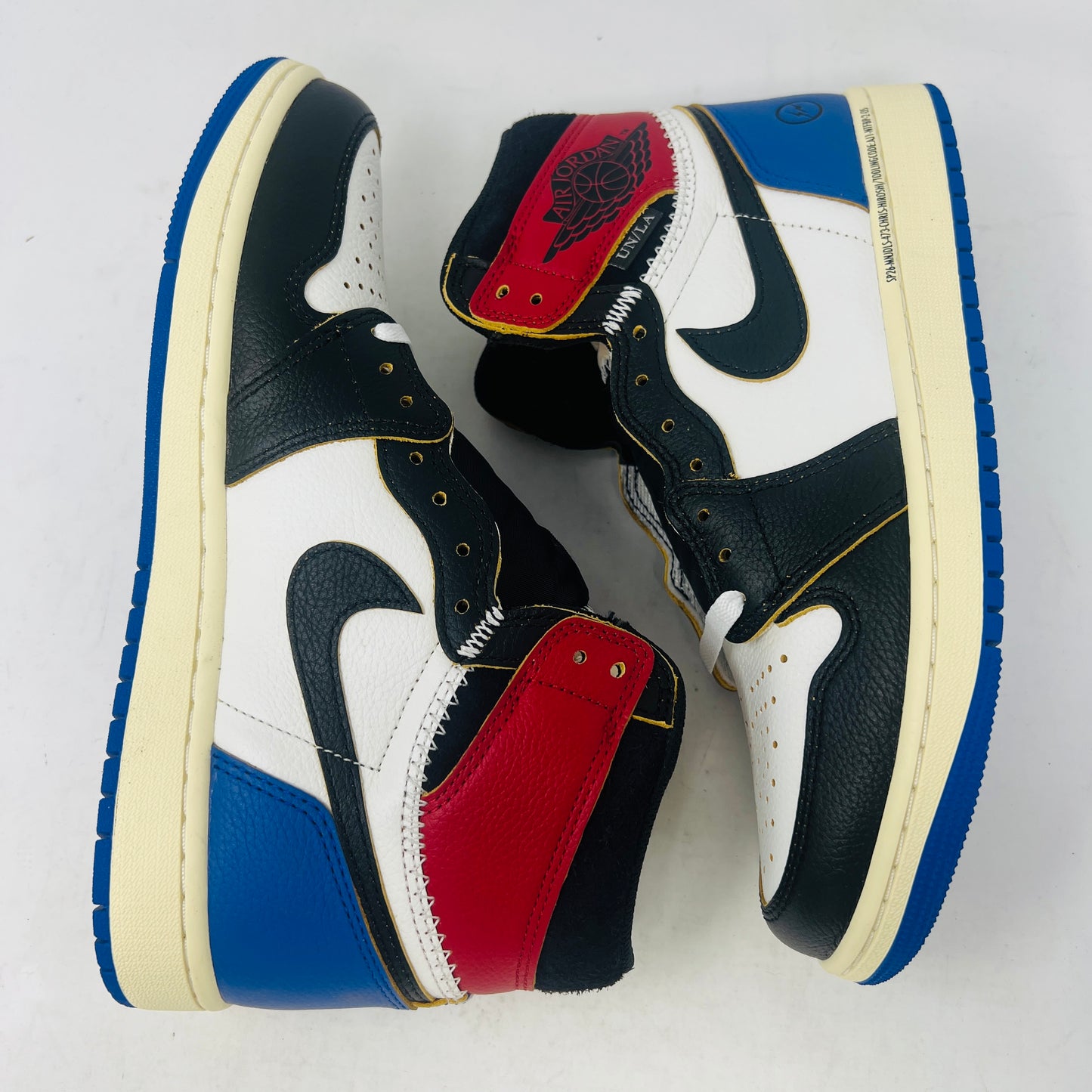 Jordan 1 Retro High OG SP Fragment x Union LA Varsity Red Sport Royal