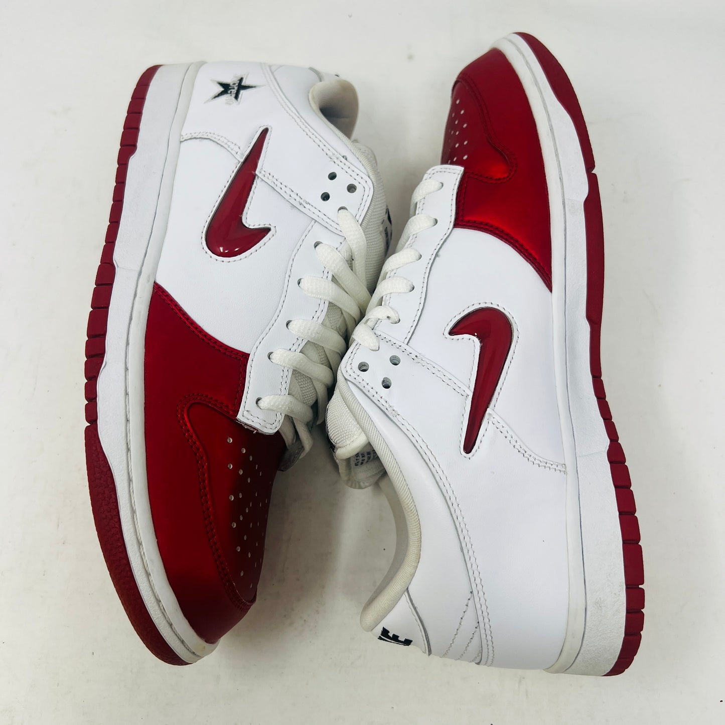 Nike SB Dunk Low Supreme Jewel Swoosh Red