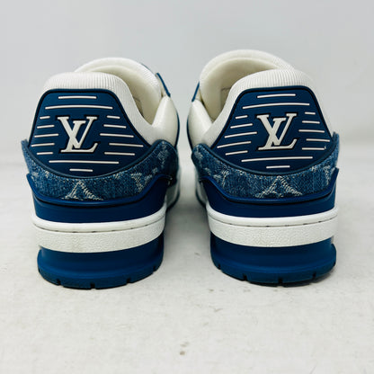 Louis Vuitton LV Trainer Monogram Denim White Blue