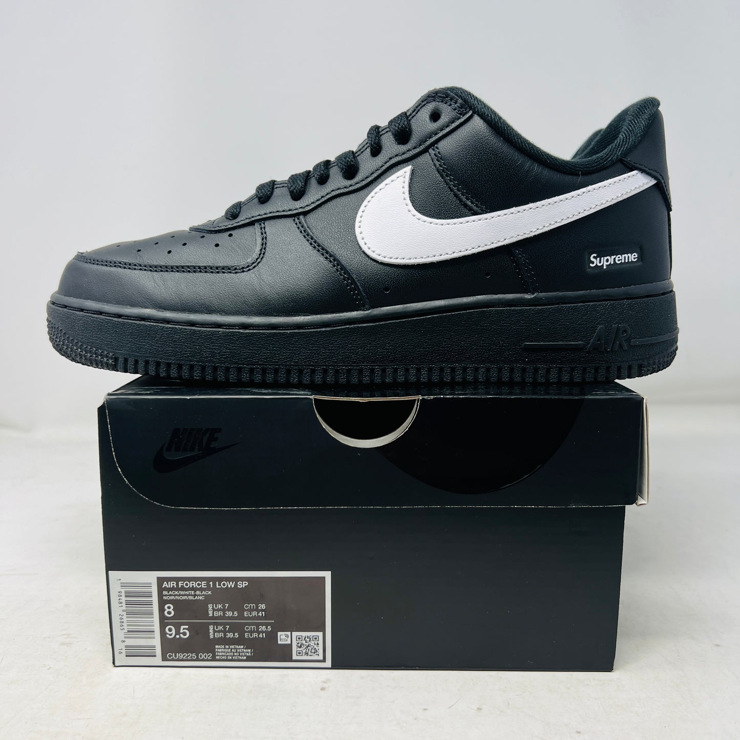 Nike Air Force 1 Low Supreme Black White