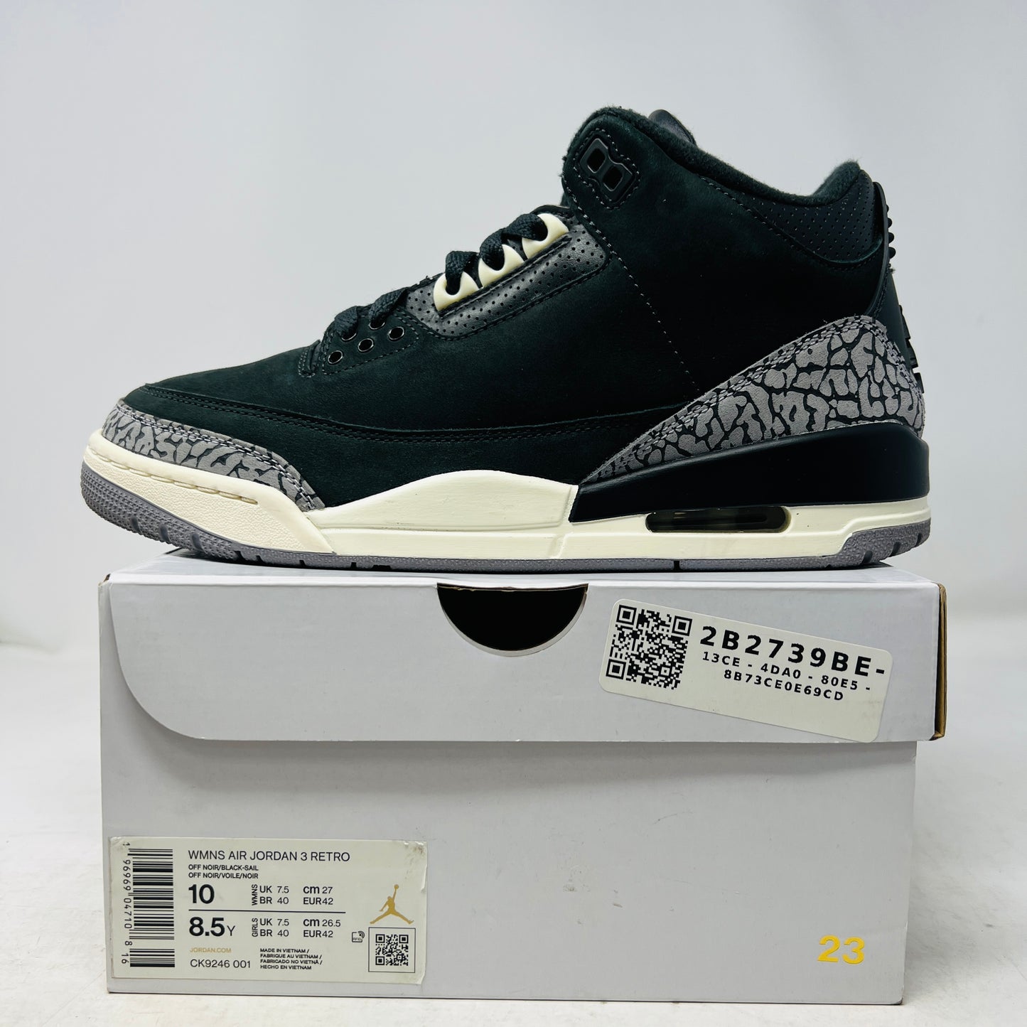 Jordan 3 Retro Off Noir (Women's)