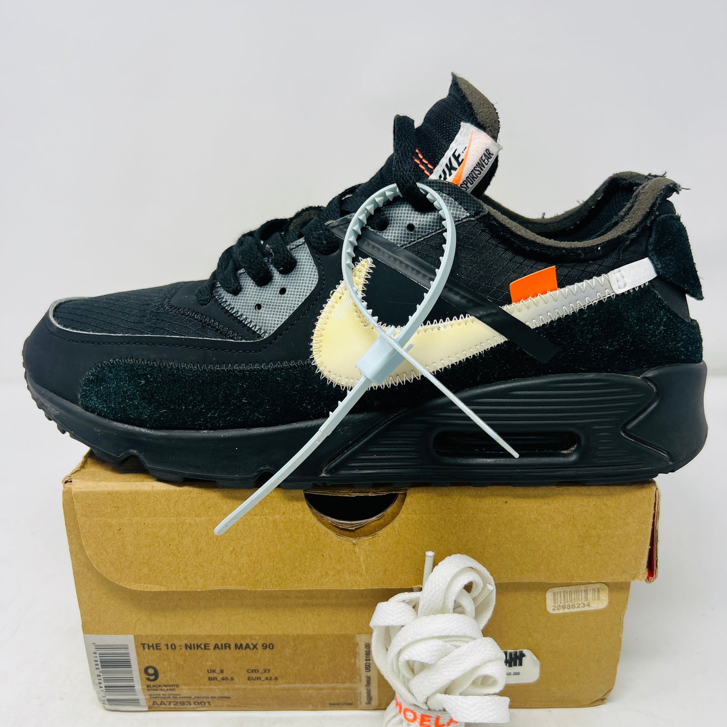 Nike Air Max 90 Off-White Black "THE 10"
