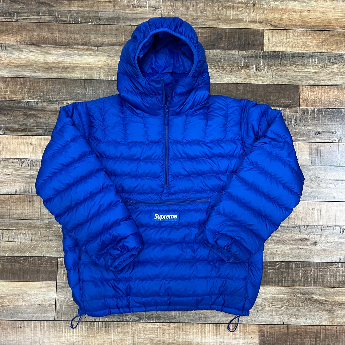 Supreme Micro Down Half Zip Hooded Pullover