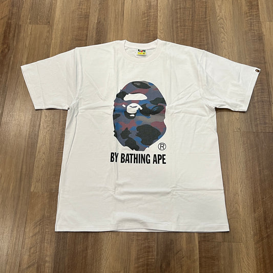 BAPE Grid Camo Tee White/Purple