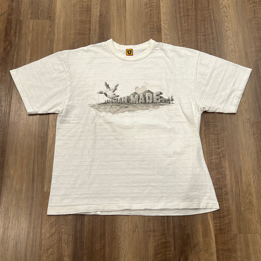 Human Made Duck Scene Tee White