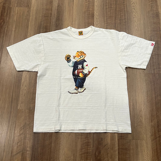 Human Made Preppy Tiger Tee White