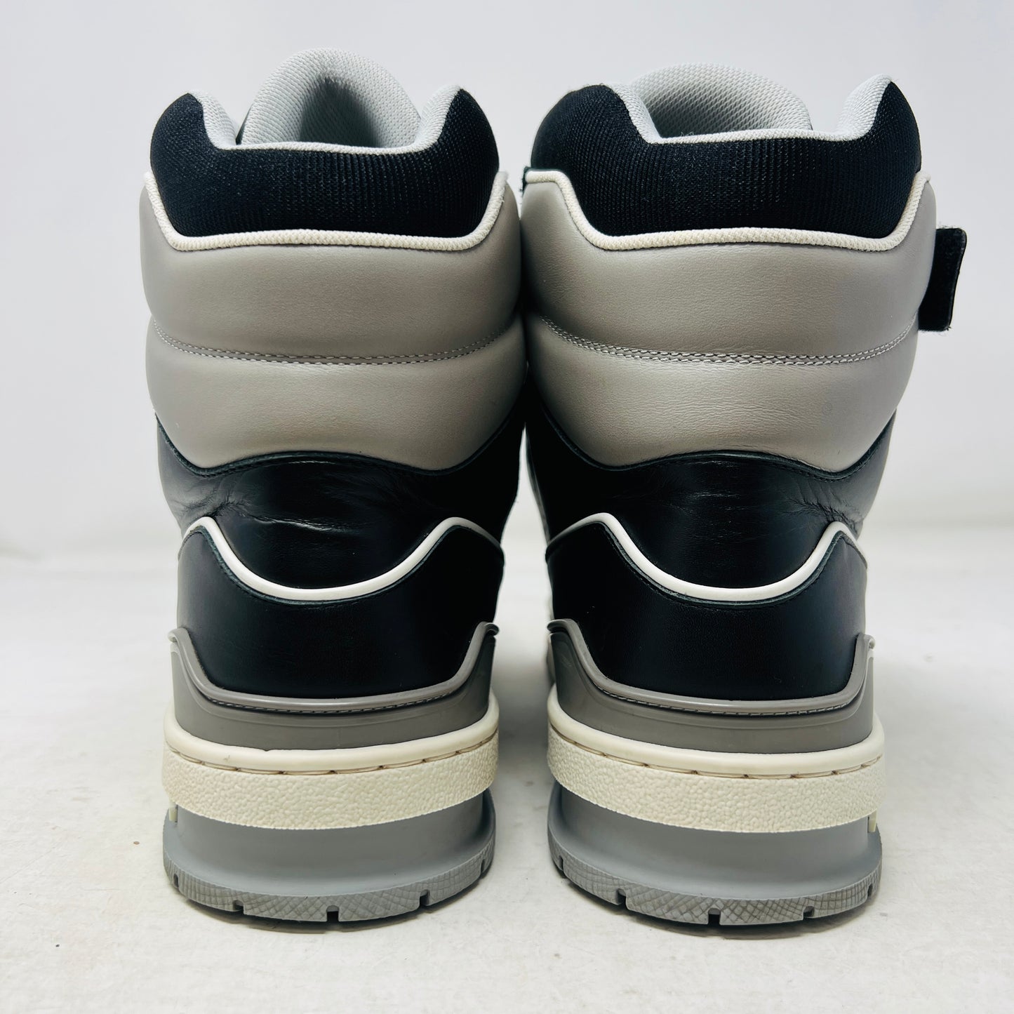 Louis Vuitton LV Trainer Sneaker Boot High Black Grey