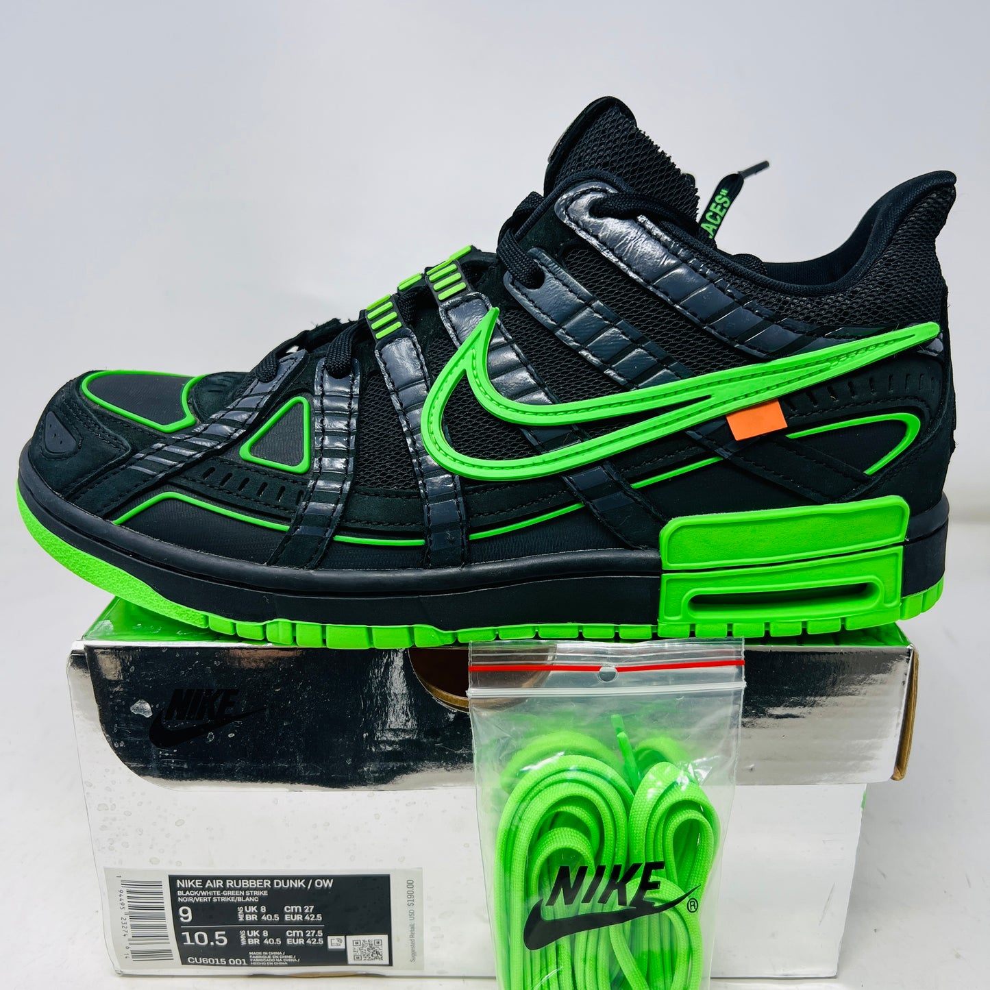 Nike Air Rubber Dunk Off-White Green Strike