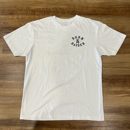Born x Raised Rocker Tee 'SA' White