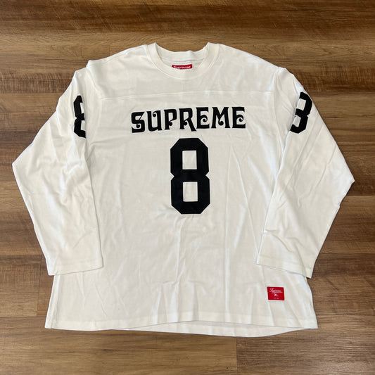 Supreme Affiliated Long-Sleeve Football Top White