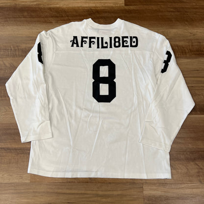 Supreme Affiliated Long-Sleeve Football Top White