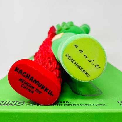 KAWS KACHAMUKKU Vinyl Figure Green/Red