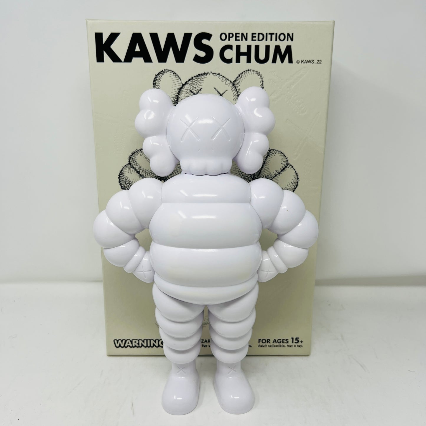 KAWS Chum Vinyl Figure White (2022)