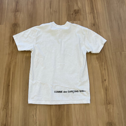 Supreme Comme des Garcons SHIRT Split Box Logo Tee White