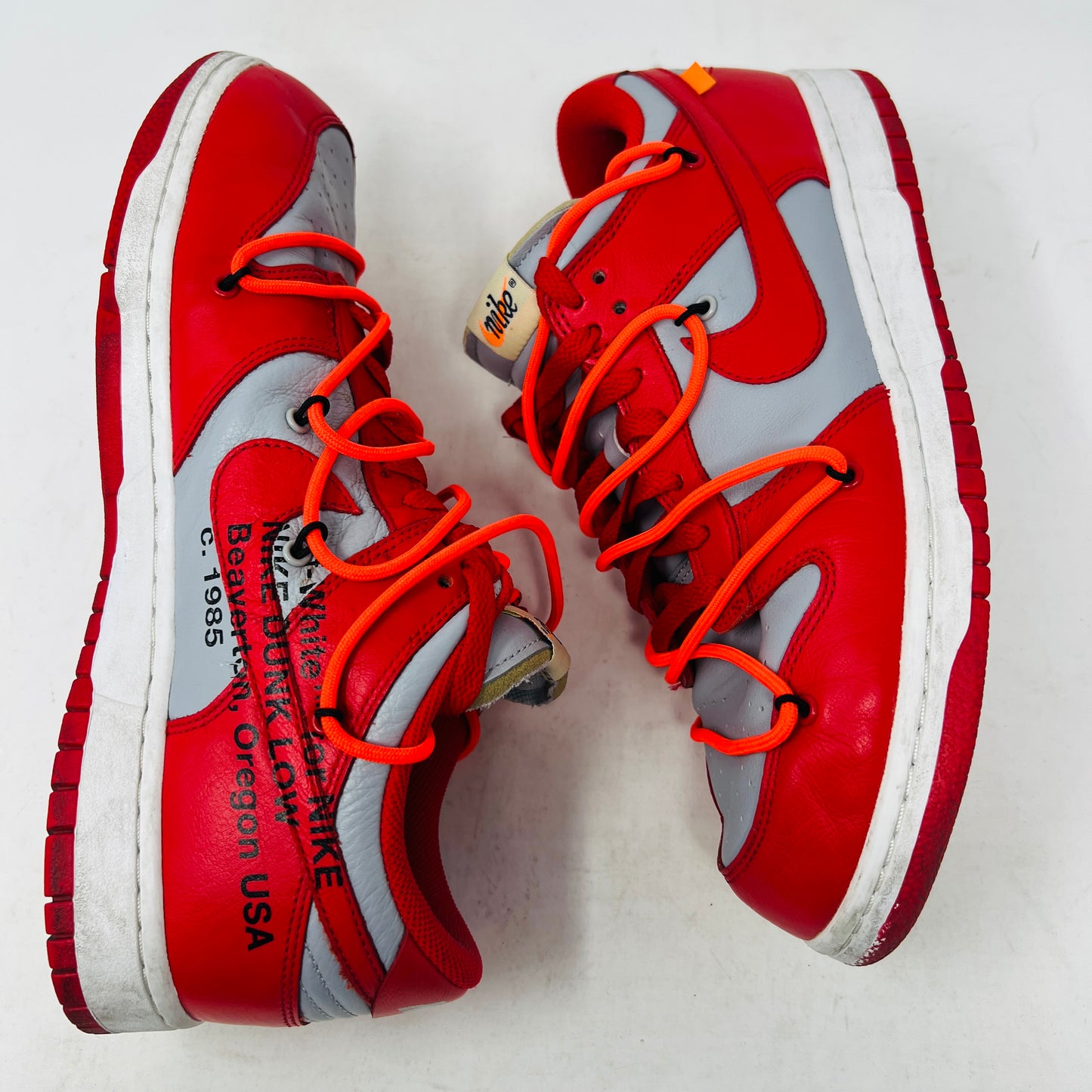 Nike Dunk Low Off-White University Red