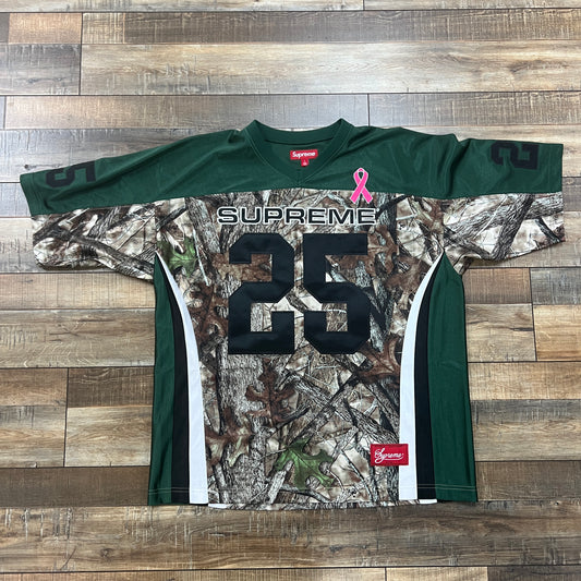 Supreme Breast Cancer Awareness Football Jersey Green
