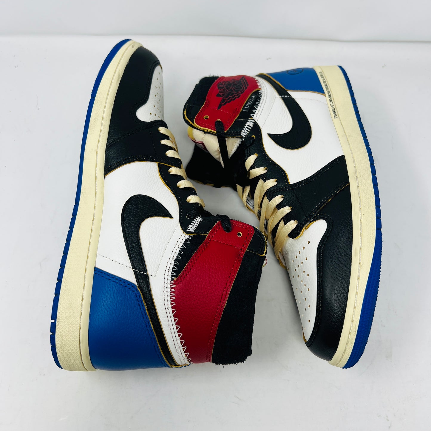 Jordan 1 Retro High OG SP Fragment x Union LA Varsity Red Sport Royal