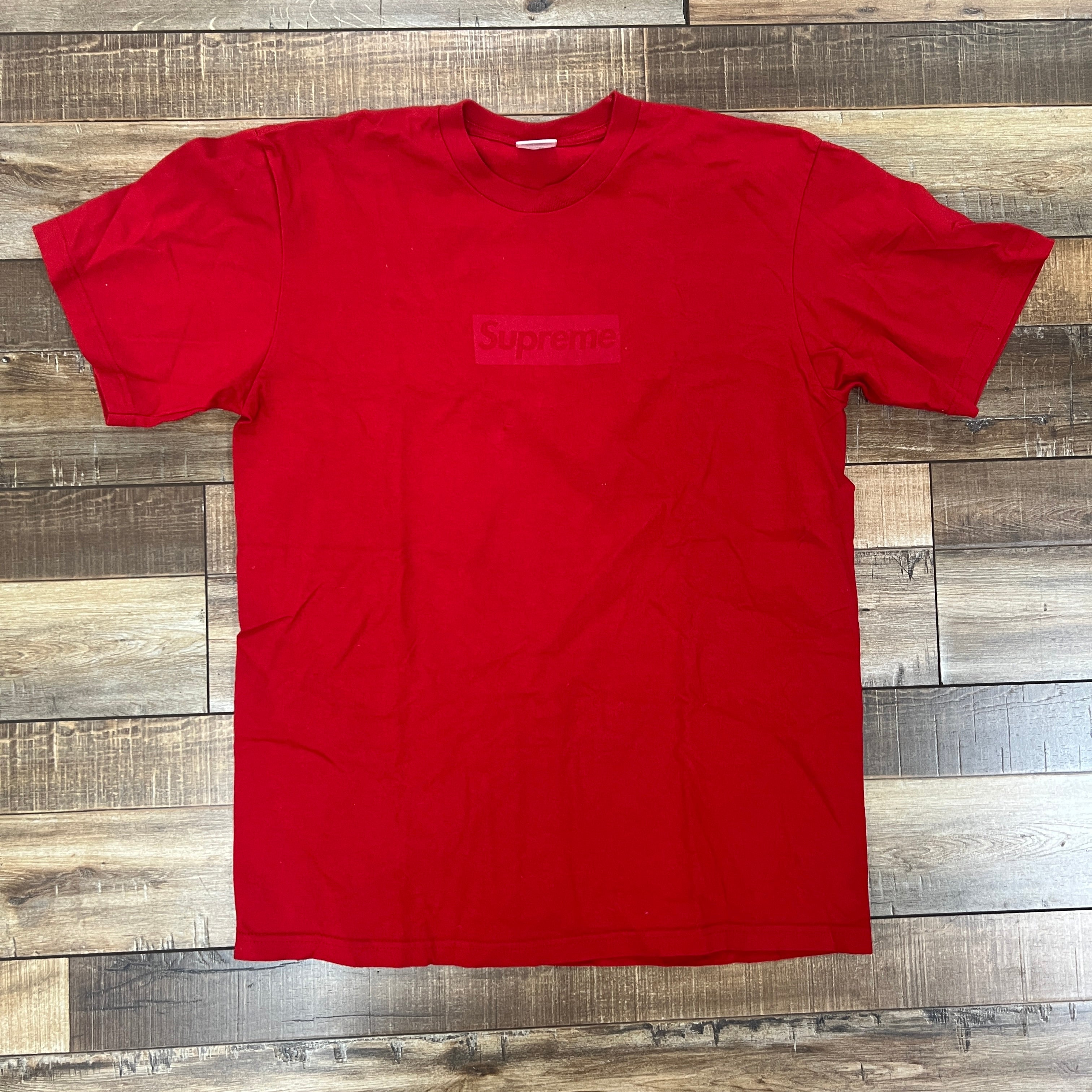 Supreme Tonal Box Logo Tee Red – Holy Ground
