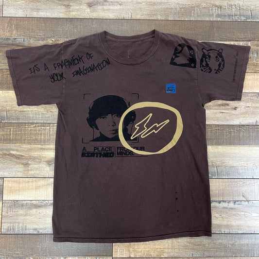 Travis Scott Cactus Jack For Fragment Hiroshi Tee Brown Pepper