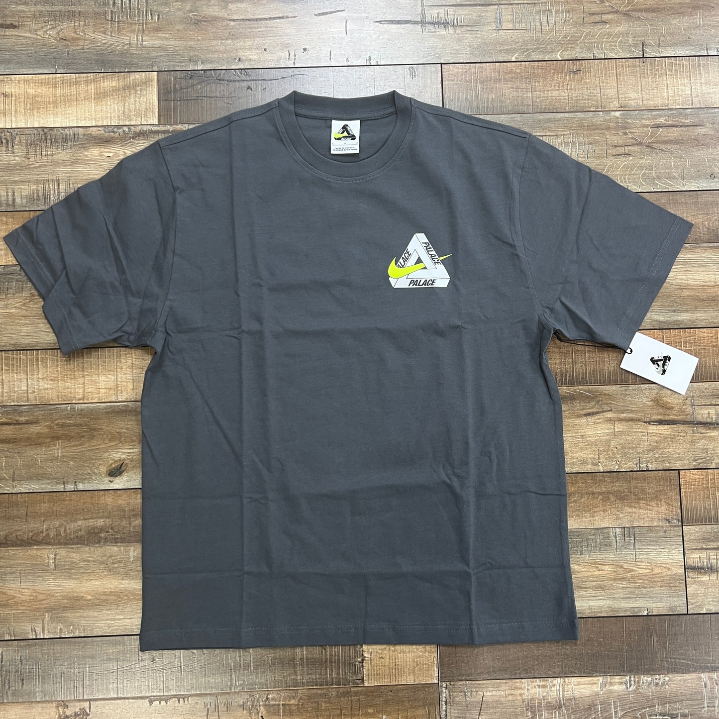 Palace x Nike Tri Swoosh T-Shirt Charcoal