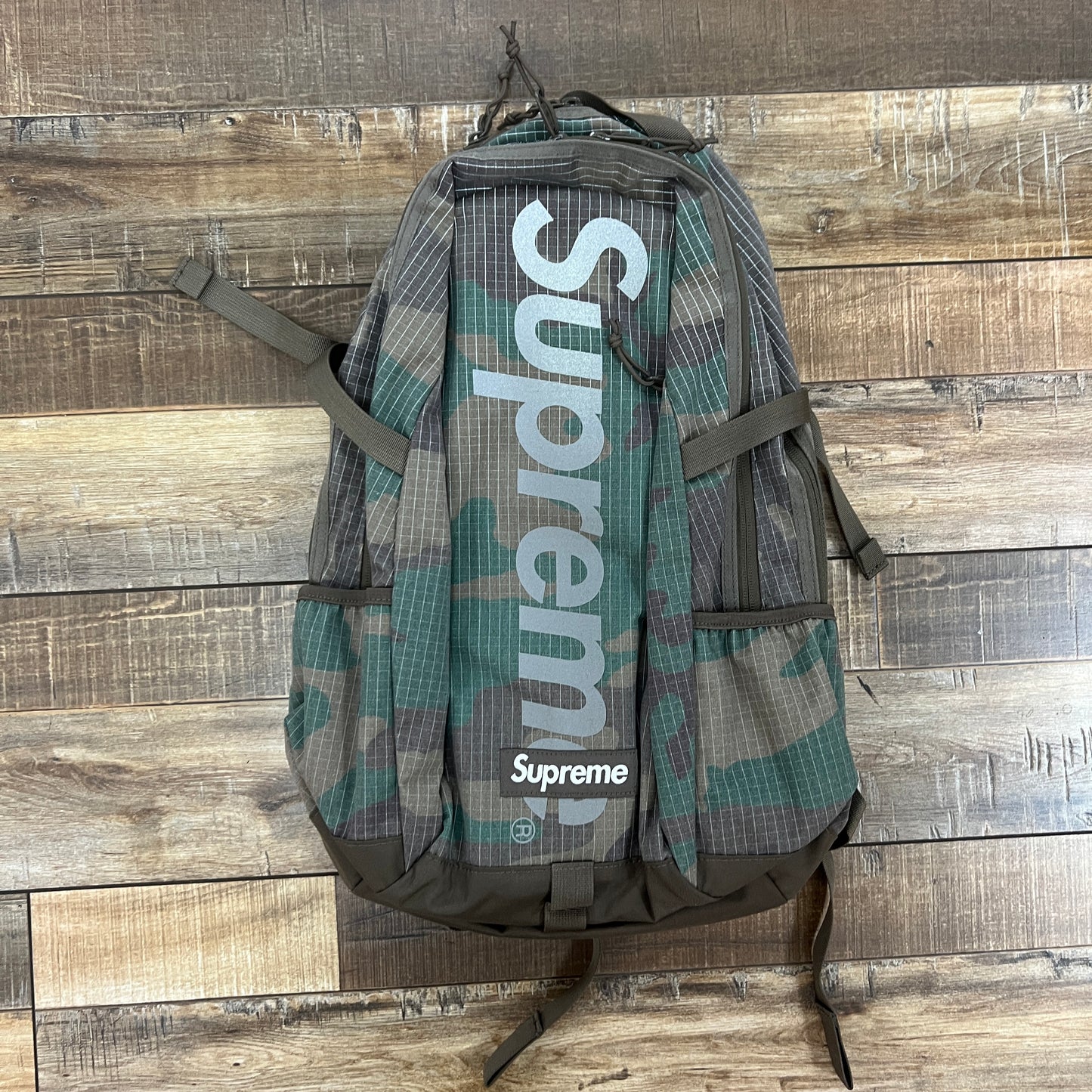 Supreme Backpack (SS24) Woodland Camo