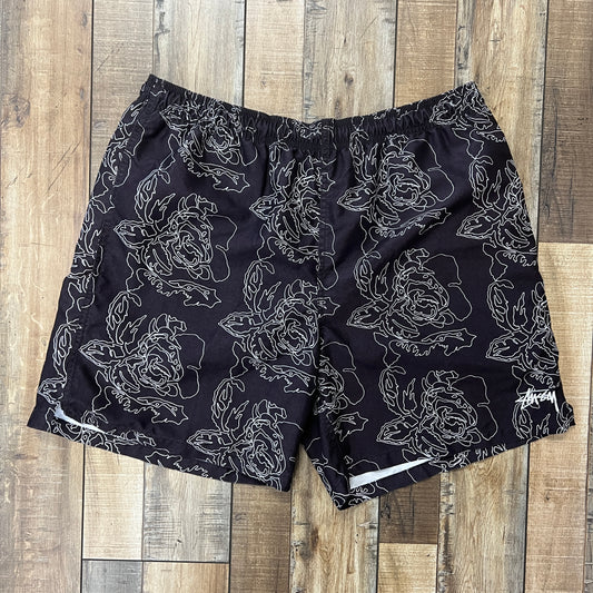 Stussy Roses Water Short Black