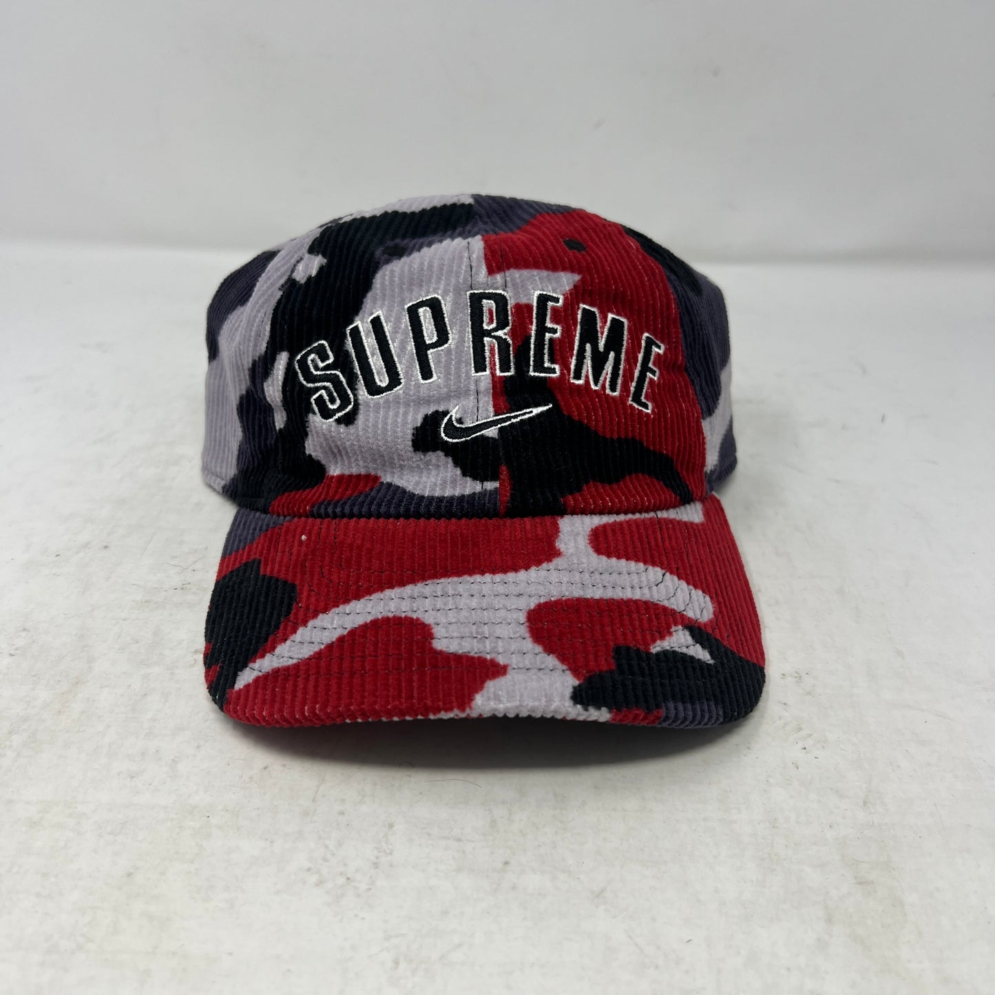 Supreme Nike Arc Corduroy 6-Panel Red Camo