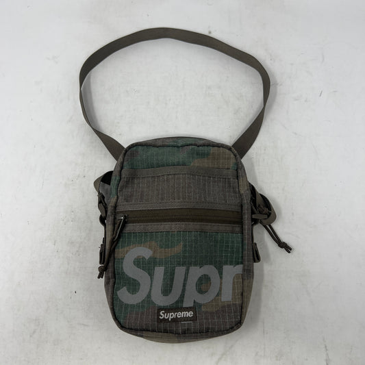 Supreme Shoulder Bag Green Camo