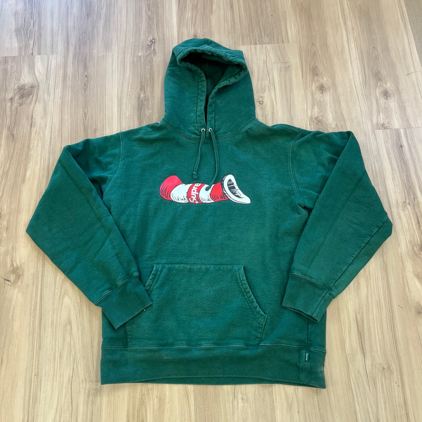Supreme Cat in the Hat Hooded Sweatshirt Green