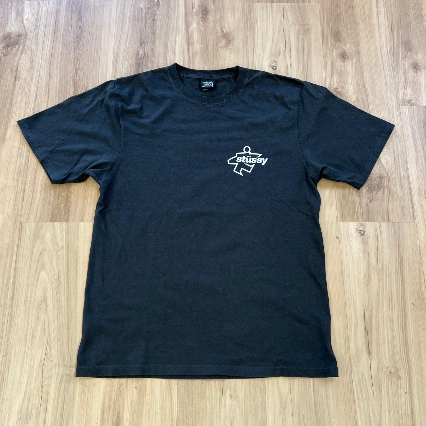 Stussy Surf Size Pigment Dyed Tee Black