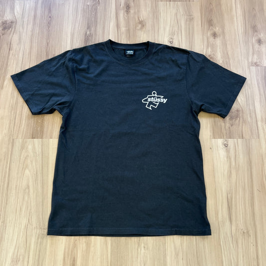 Stussy Surf Size Pigment Dyed Tee Black