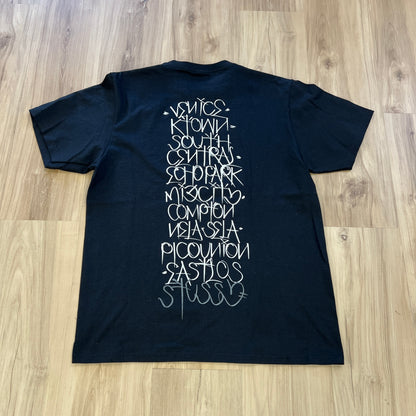 Stussy x Born X Raised Handstyles Tee Black