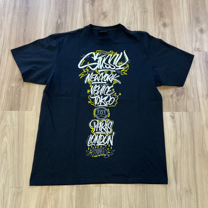 Stussy x Born X Raised Handstyles Tee Black