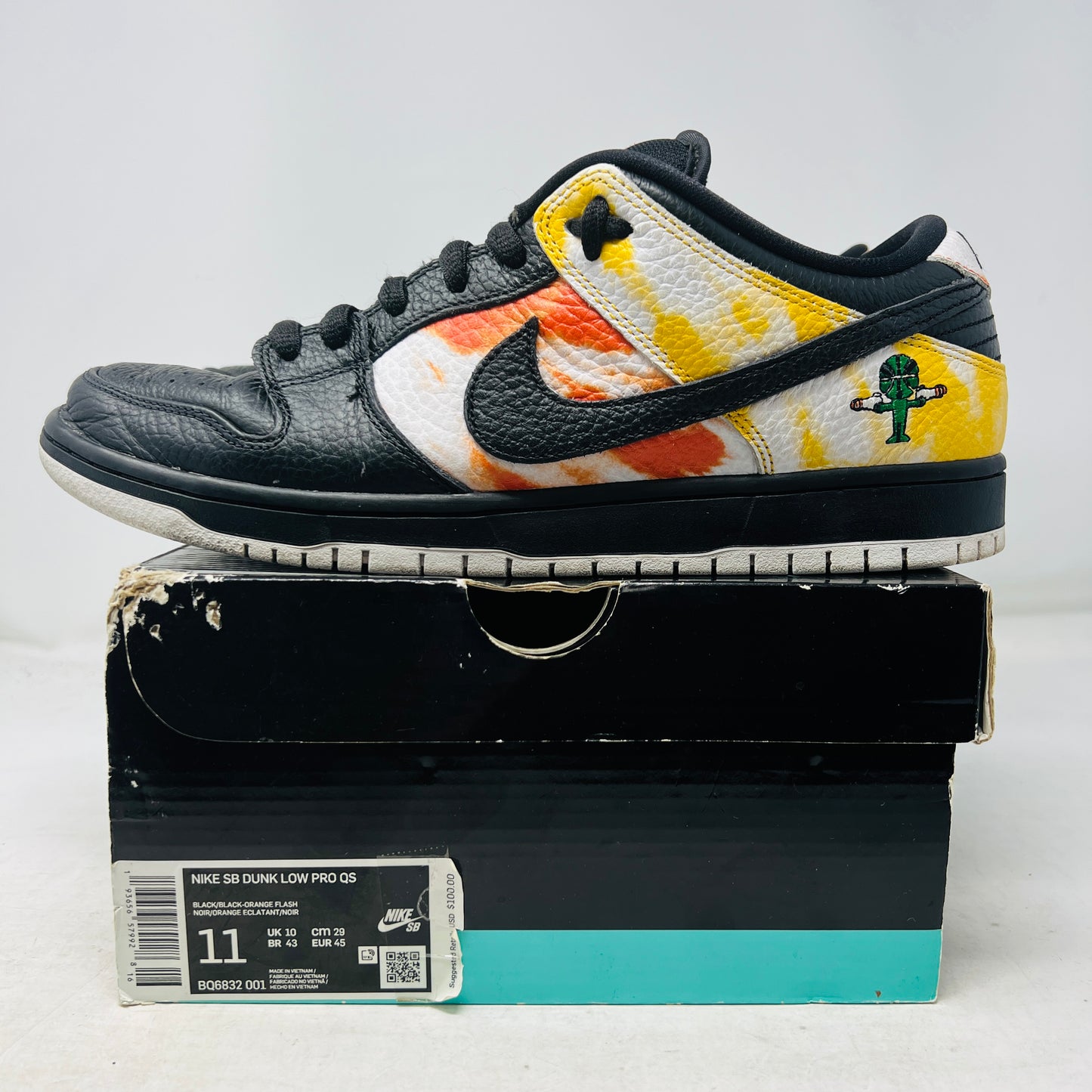 Nike SB Dunk Low Raygun Tie-Dye Black