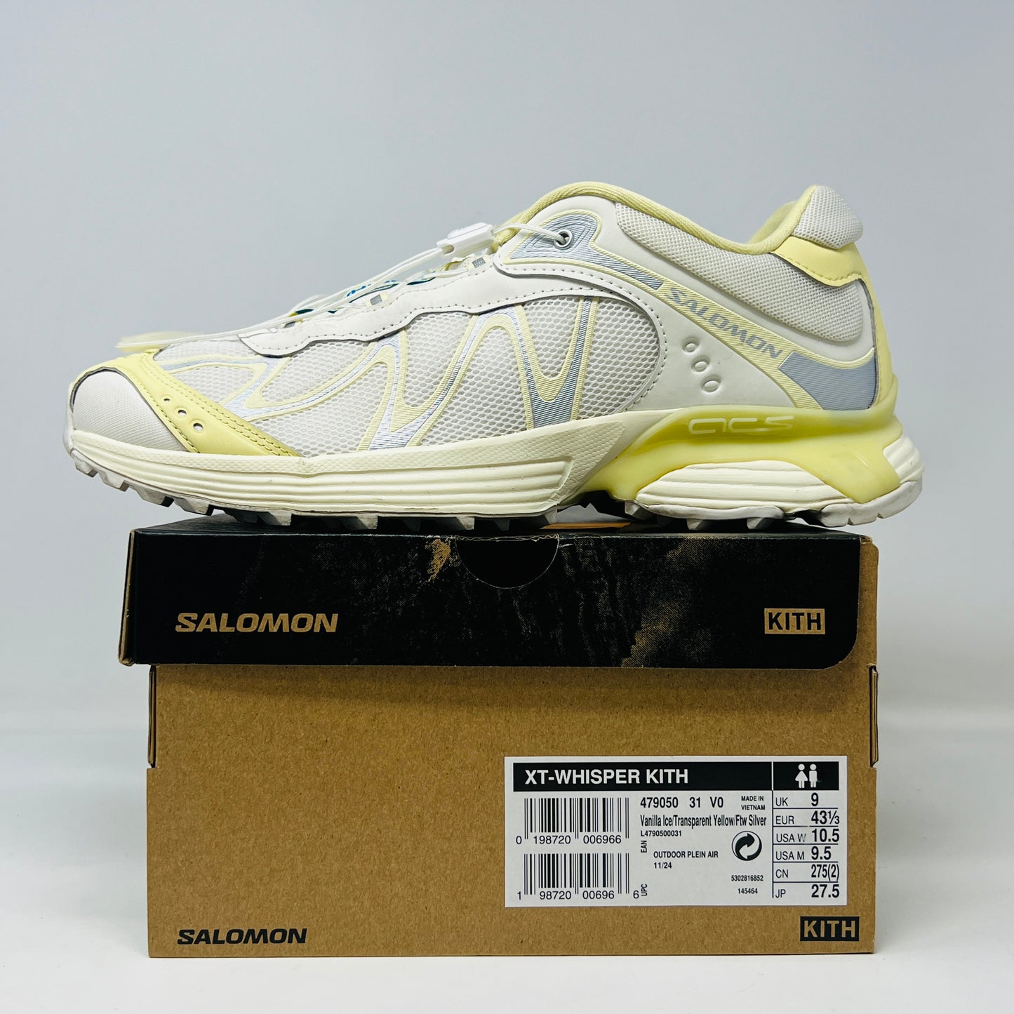 Salomon XT-Whisper Kith Vanilla Transparent Yellow
