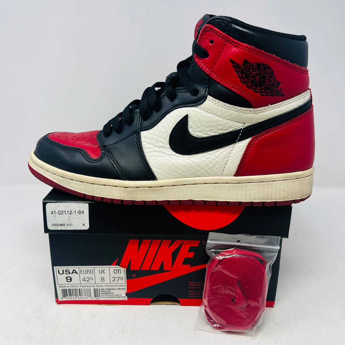 Jordan 1 Retro High Bred Toe